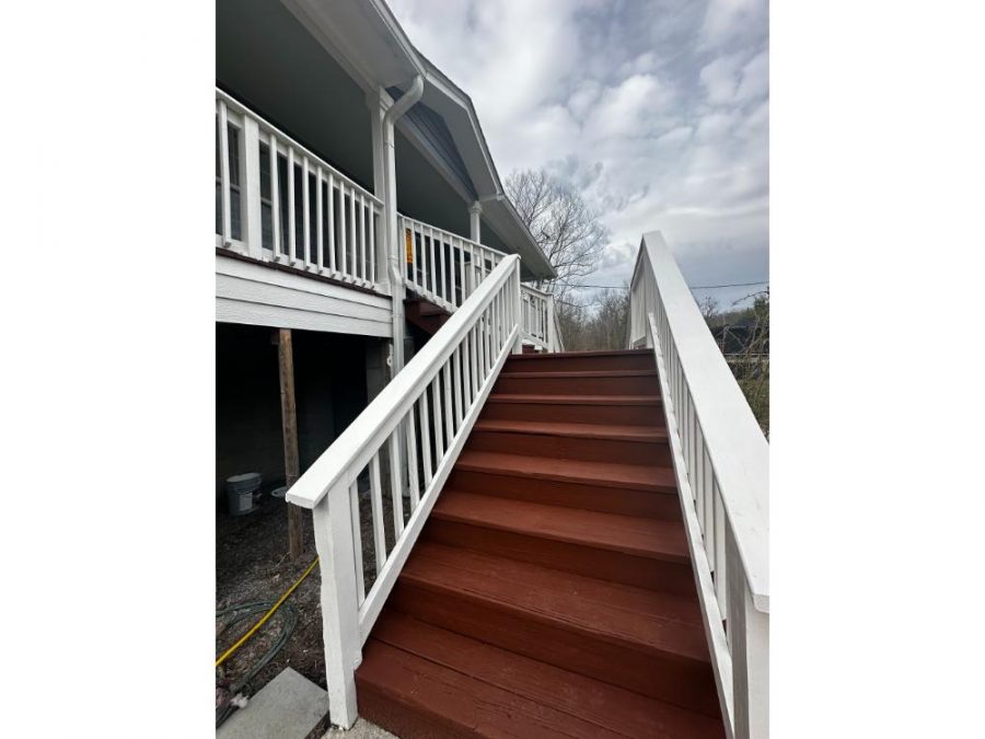 photo of front deck being repainted Preview Image 2
