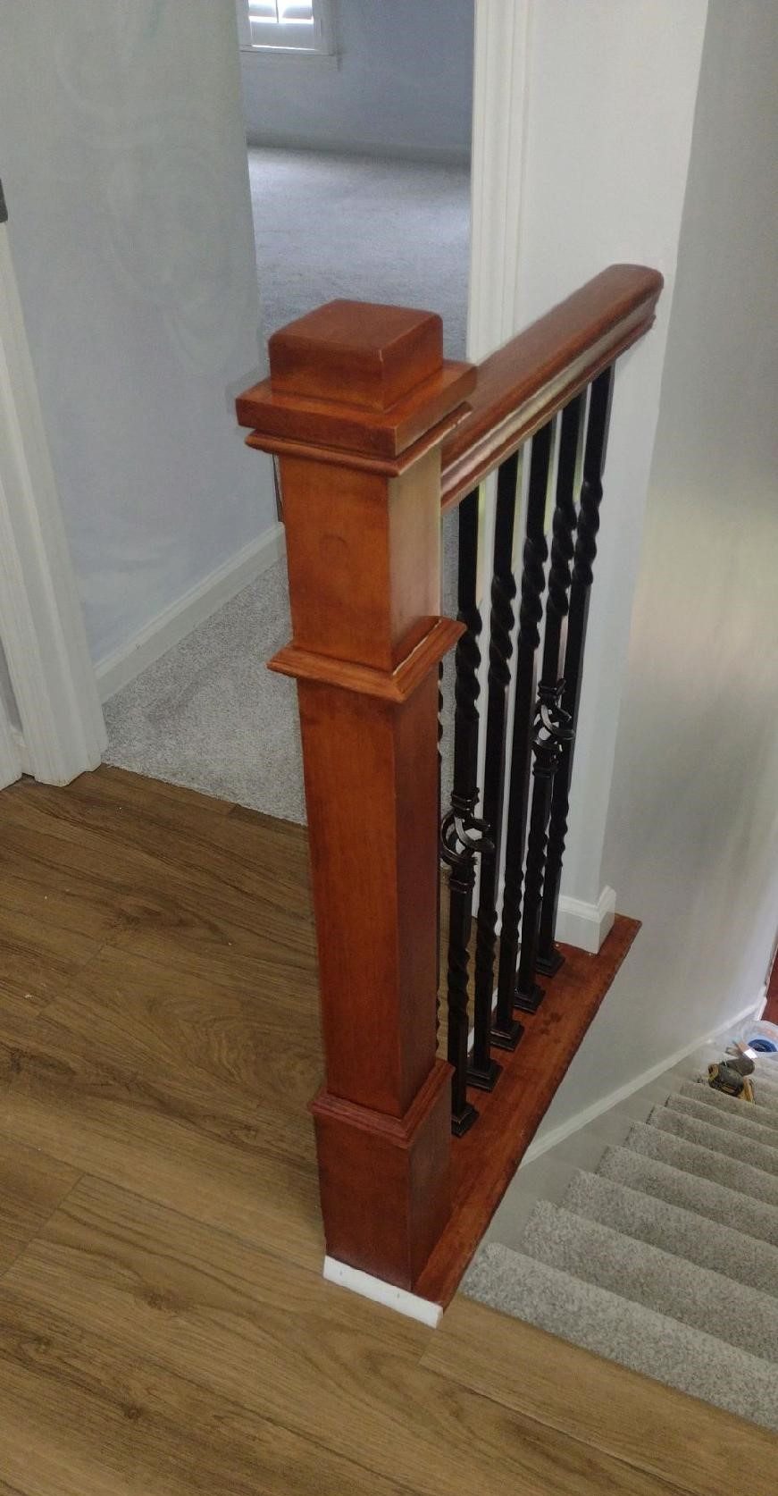 Stair Rail Painting - Before Preview Image 2