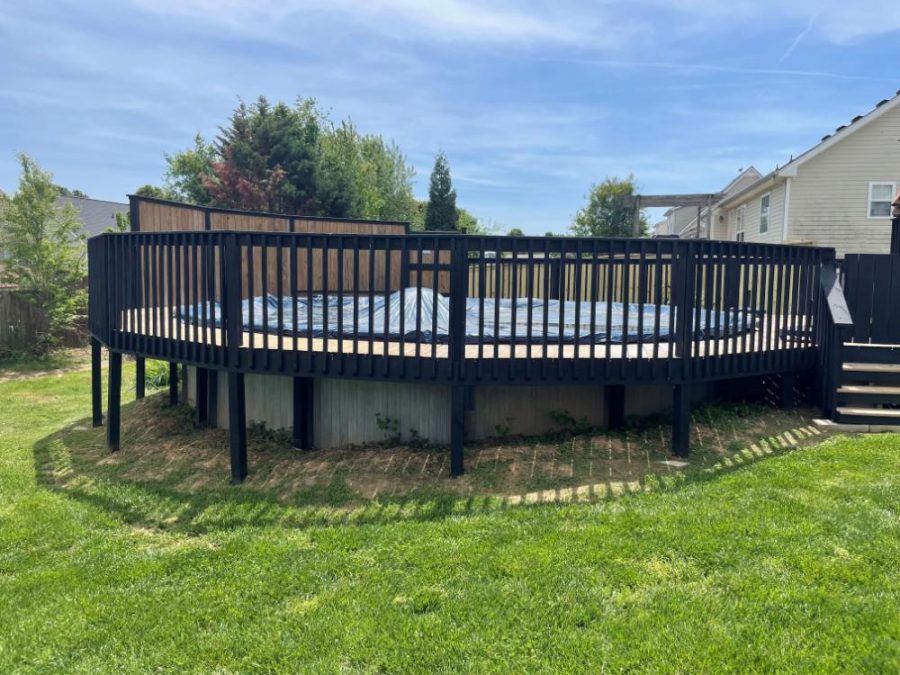 photo of deck being repainted Preview Image 4