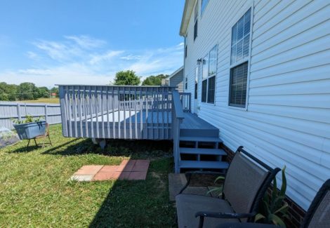 photo of deck being repainted