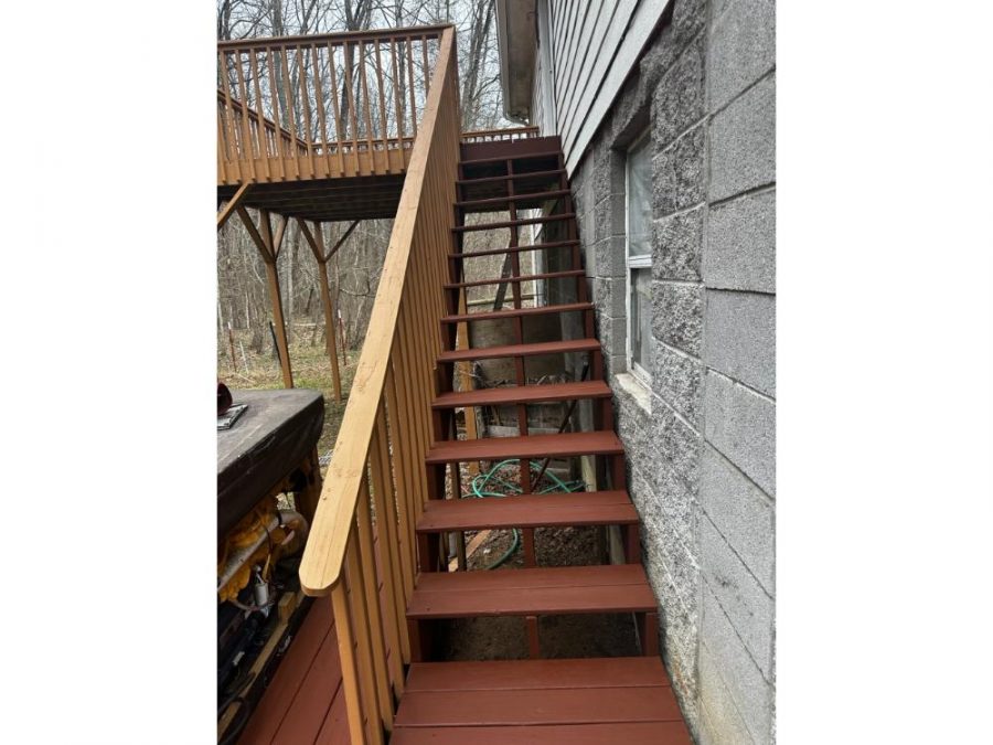 photo of deck steps being repainted Preview Image 5