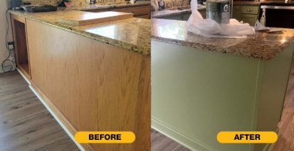 Kitchen Cabinet Painting – Before and After Album ...