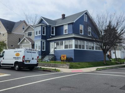 blue house painted by certapro painters of clifton NJ