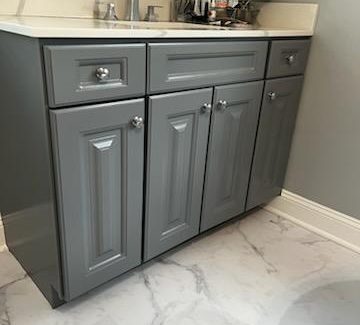 Cabinet Refinishing Project