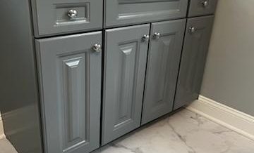 Cabinet Refinishing Project