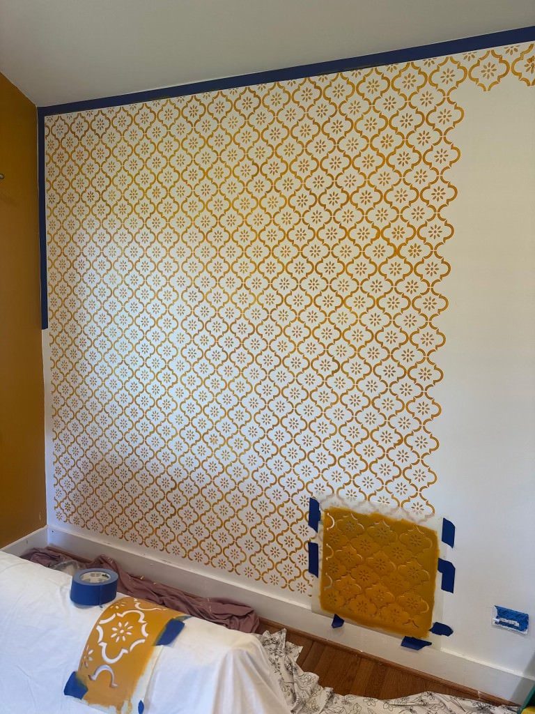 Stencil Painting Preview Image 2