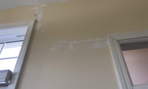 Cracked Drywall at Tension Points