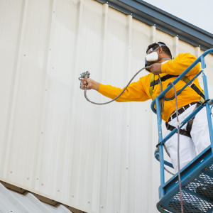 certapro exterior painter spray painting commercial exterior