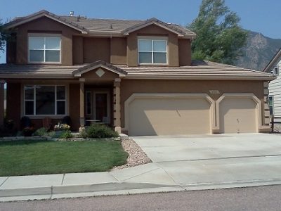 Exterior house painting by CertaPro painters in Broadmoor Bluffs, CO