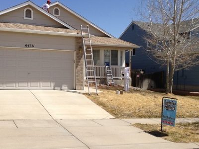Exterior house painting by CertaPro painters in Stetson Hills, CO