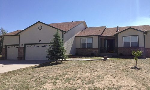 Exterior painting by CertaPro house painters in Falcon, CO