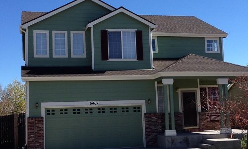 Exterior painting by CertaPro house painters in Stetson Hills, CO
