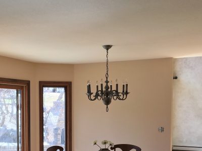 Interior dining room painting by CertaPro house painters in Broadmoor Bluffs