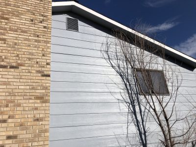 after siding painting