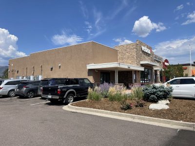 shopping center painting project in colorado springs