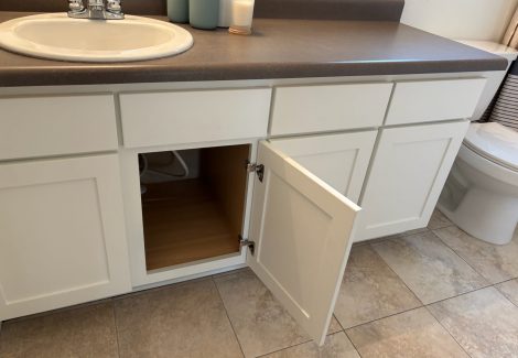 Bathroom Cabinet Refresh