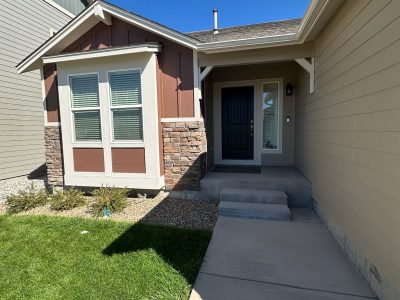 painted home front exterior