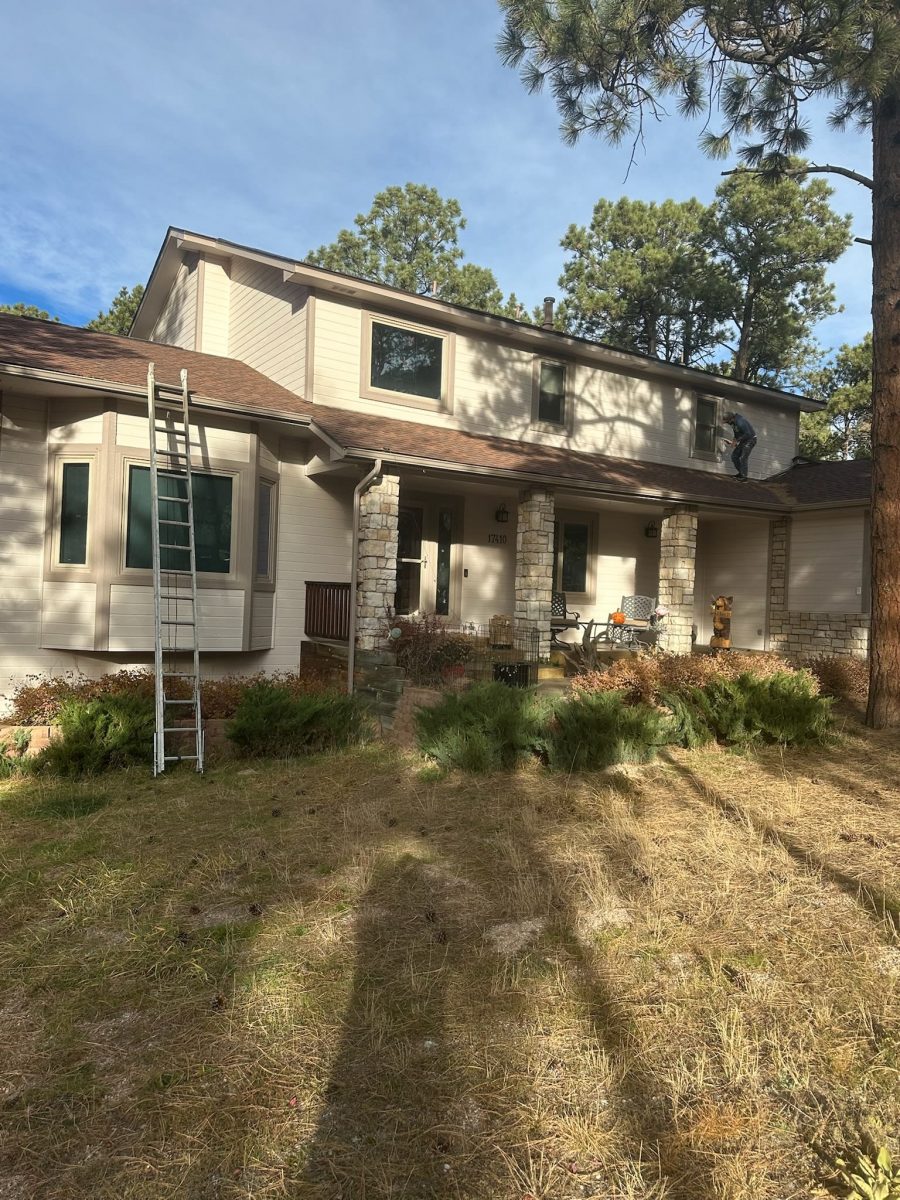 painters on roof painting house exterior Preview Image 4