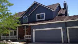 Colorado Springs Blue White Brick Ext