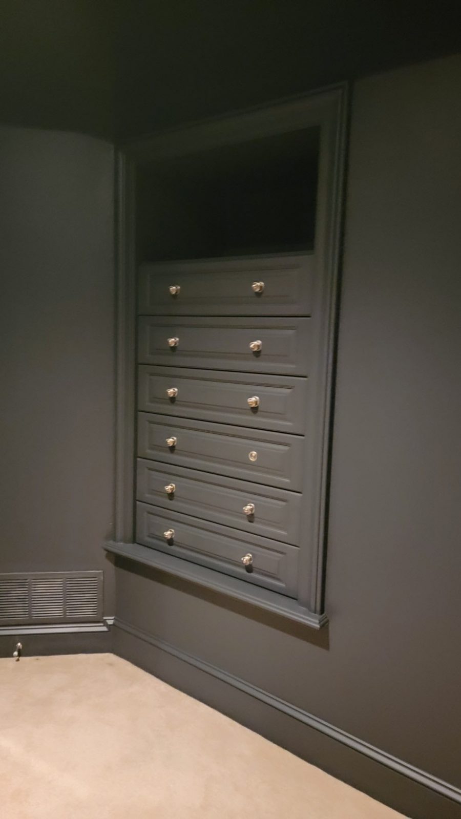 wall with built in drawers Preview Image 1