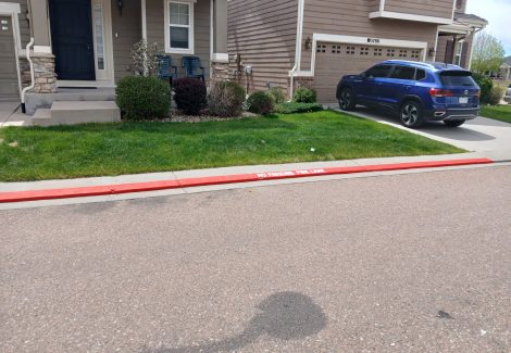 finished fire line painting