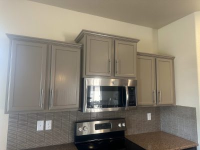 painted kitchen wall cabinets
