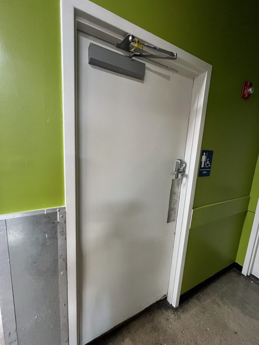 green painted wall in commercial space Preview Image 6