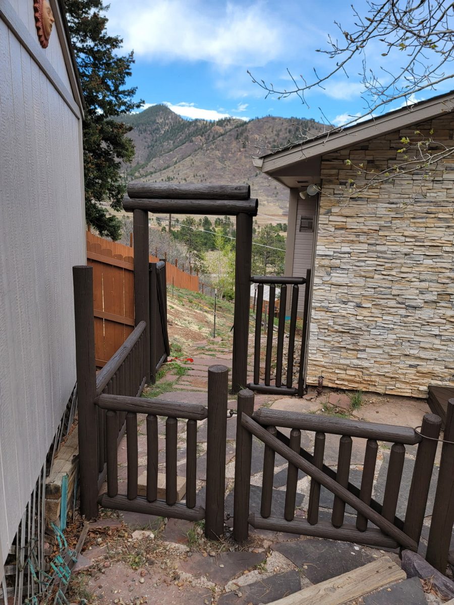 house exterior with brown painted deck Preview Image 6