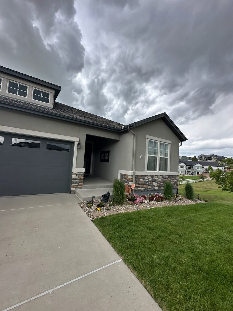 twin houses with trim repainted Preview Image 1