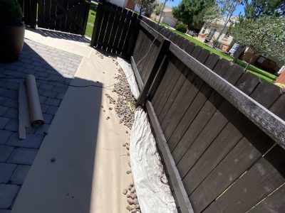 fence staining