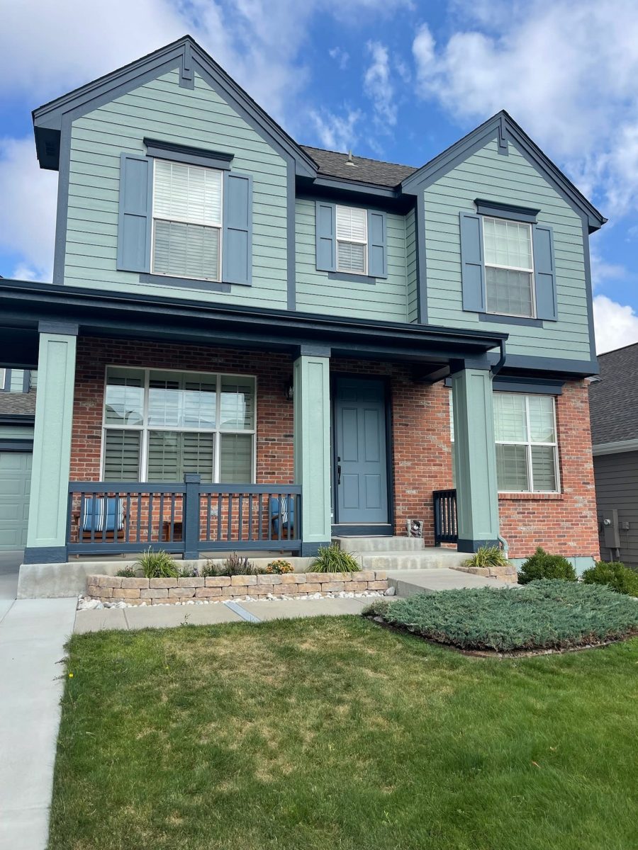 painted home exterior