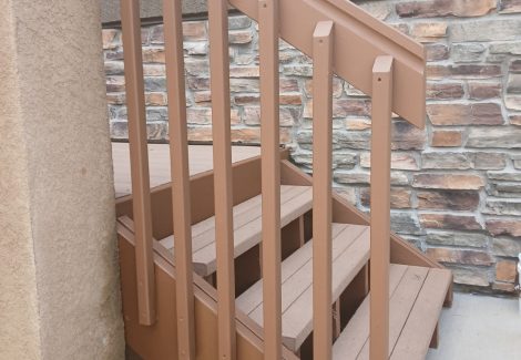 attached deck steps