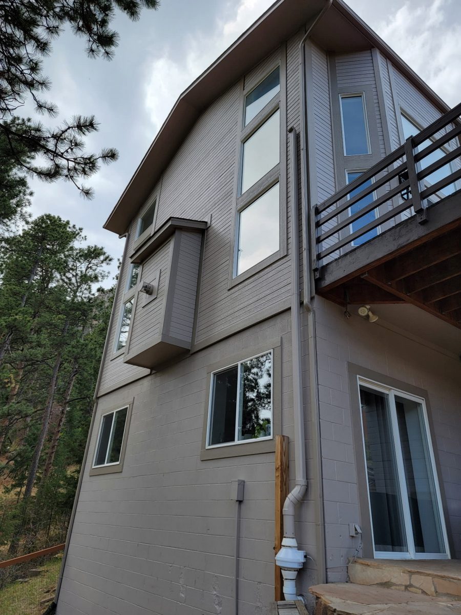 house exterior with brown painted deck Preview Image 4