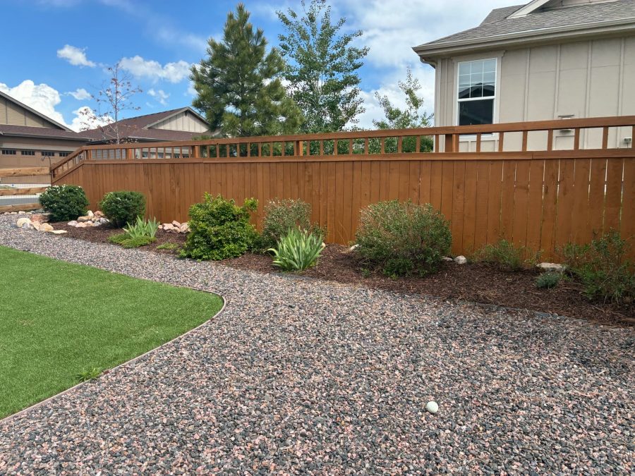 stained wooden privacy fence surrounding residential property Preview Image 2