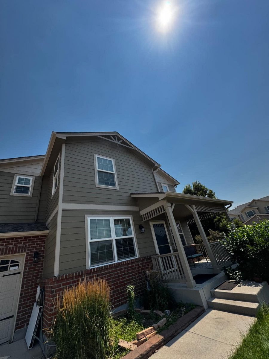 painted house exterior