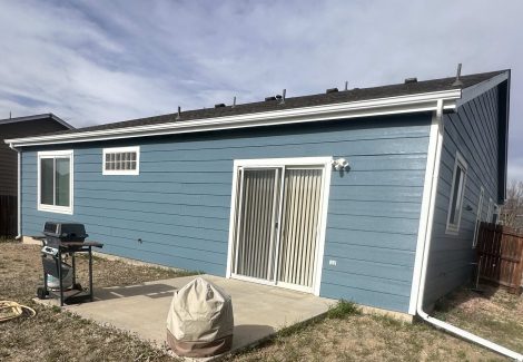house with painted siding and white trim