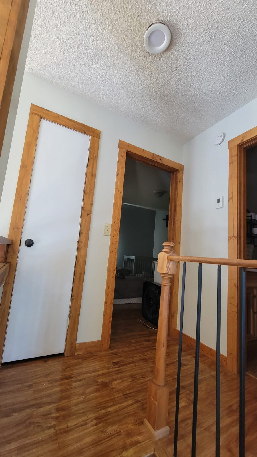 white painted house interior