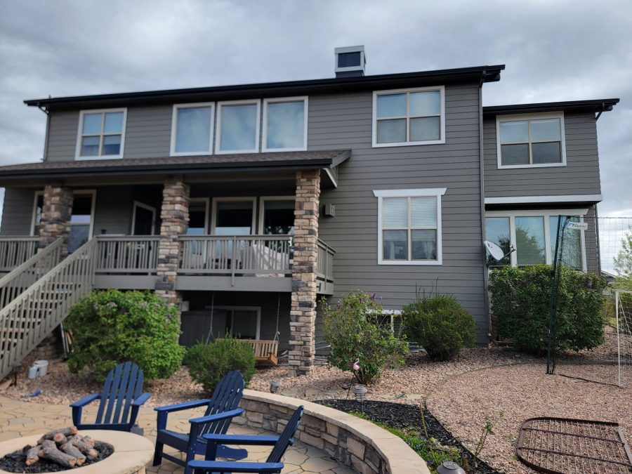 home exterior after siding and trim repaint Preview Image 5