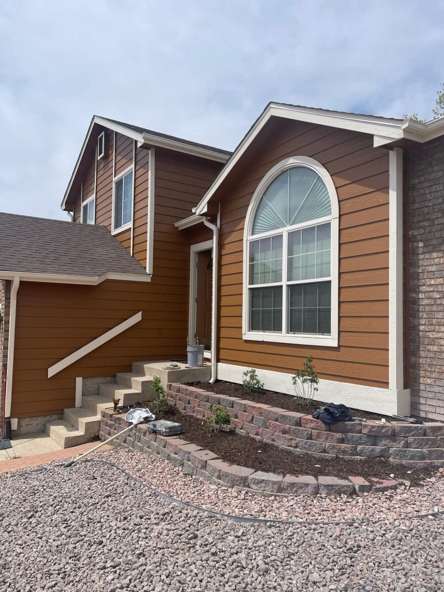 house with painted siding