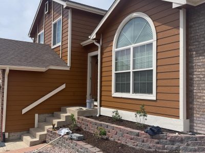 house with painted siding