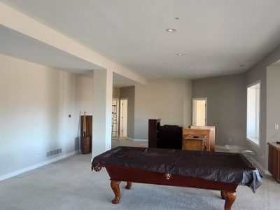 repainted home interior room