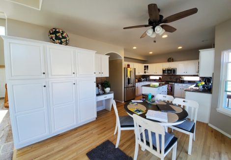kitchen cabinets in progress