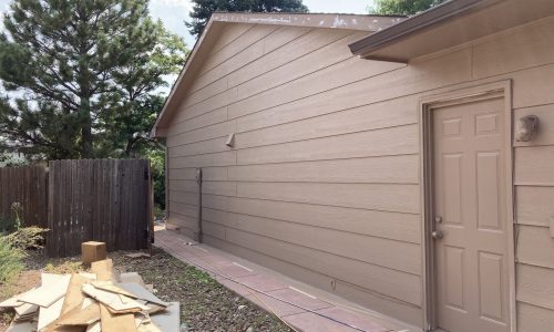Repaired & Painted Siding