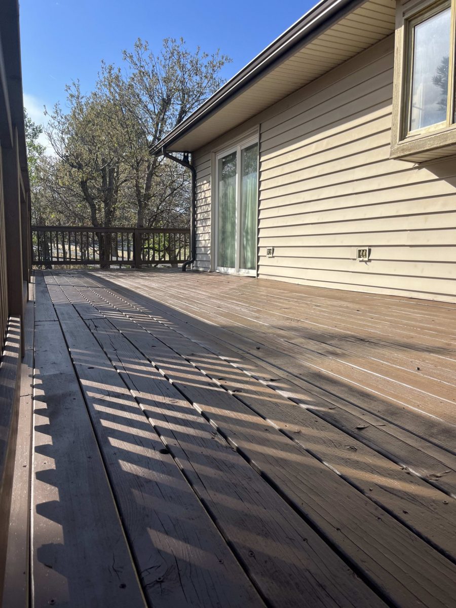 stained wooden deck Preview Image 1