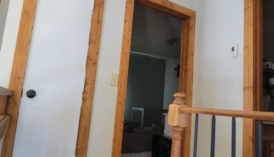 white painted house interior