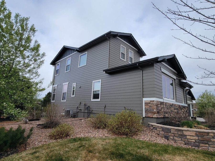 home exterior after siding and trim repaint Preview Image 3