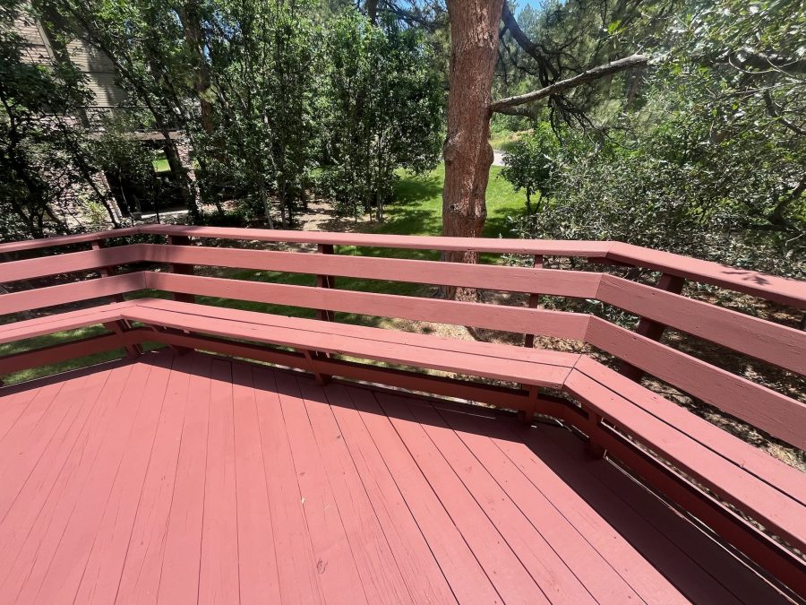 stained deck with built in bench Preview Image 1