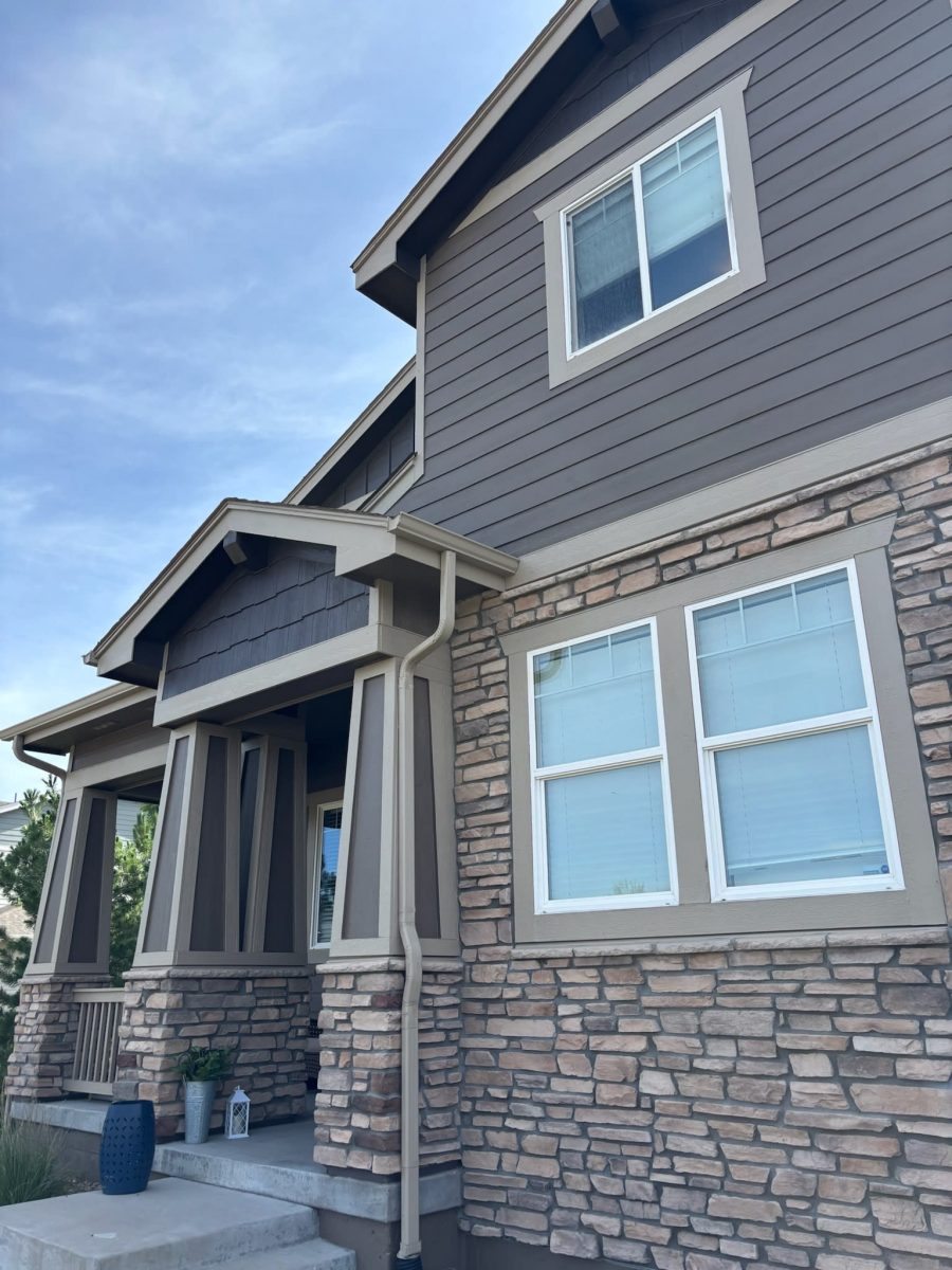 painted home exterior