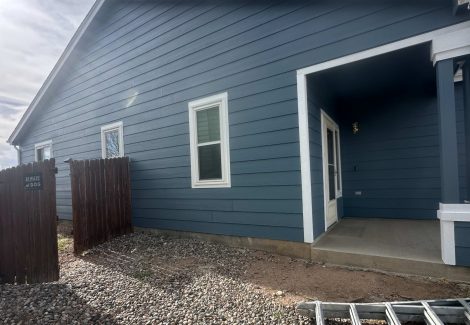 house with painted siding and white trim