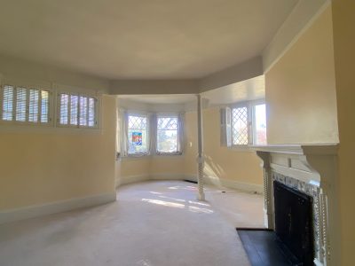 painted empty home interior room